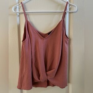 Kaii Dusty Rose Twist-Front Camisole